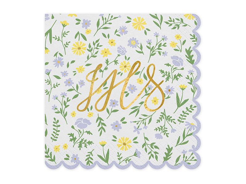 Papierservietten IHS, mix, 33x33 cm (1 VPE / 20 Stk.) - FeierGlanz